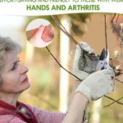 Garden Clippers, German Pruners, Ratchet Pruning Shears, Work 3 Times Easier, Gardening Tools, For Trimming Rose, Floral, Tree, Live Plants, Sharp Garden Scissors, Arthritis Weak Hand Snips