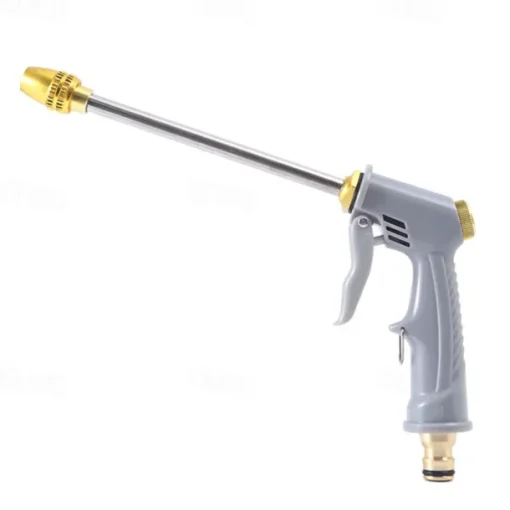 Garden Hose Nozzle,High Pressure 360° Rotaing Brass Metal Water Adjustmen Sprayer Gun, for Lawn & Garden,Washing Cars,Watering Garden Car Accessories