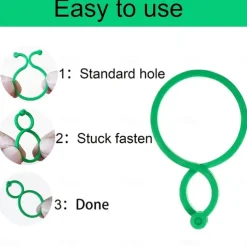 Garden Plant Holder, 100pcs Vegetables Tomato Vine Flower Clips, Plant Twist Clip, Garden Plant Support Clips, Plant Clips And Garden Clips For Other Vine Plants, For Climbing Plants, For Securing Plants