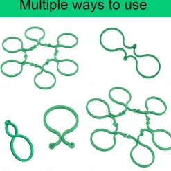 Garden Plant Holder, 100pcs Vegetables Tomato Vine Flower Clips, Plant Twist Clip, Garden Plant Support Clips, Plant Clips And Garden Clips For Other Vine Plants, For Climbing Plants, For Securing Plants