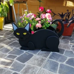 Garden Planters,Cute Dog Cat Animal Shaped Cartoon Flower Planter,Succulent Planter for Living Or Artificial Plants for Home Balcony,Garden Decoration