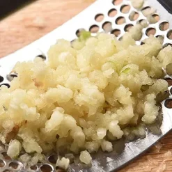 Garlic Press Rocker Stainless Steel Garlic Mincer Garlic Crusher Garlic Chopper for Smash Garlic Press Stainless Steel - Garlic Press Rocker