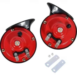 Generation Loud Train Horns For Cars, 12V Waterproof Air Horns Replacement Kit, Car Air Electric Snail Double Horn, Automotive Accessories Universal for Car, Motorcycle, Truck, Bike, Boat