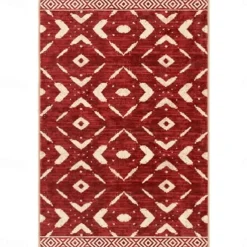 Geometric Abstract Runner Rug Kitchen Mat Non-Slip Oil Proof Rug Indoor Outdoor Mat Bedside Bedroom Decor Bathroom Mat Entrance Rug Door Mat