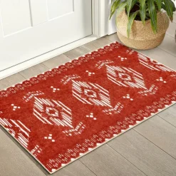 Geometric Abstract Runner Rug Kitchen Mat Non-Slip Oil Proof Rug Indoor Outdoor Mat Bedside Bedroom Decor Bathroom Mat Entrance Rug Door Mat