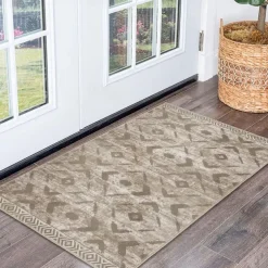 Geometric Abstract Runner Rug Kitchen Mat Non-Slip Oil Proof Rug Indoor Outdoor Mat Bedside Bedroom Decor Bathroom Mat Entrance Rug Door Mat