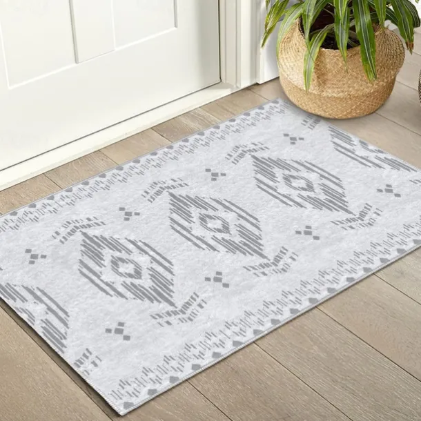 Geometric Abstract Runner Rug Kitchen Mat Non-Slip Oil Proof Rug Indoor Outdoor Mat Bedside Bedroom Decor Bathroom Mat Entrance Rug Door Mat