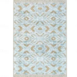 Geometric Abstract Runner Rug Kitchen Mat Non-Slip Oil Proof Rug Indoor Outdoor Mat Bedside Bedroom Decor Bathroom Mat Entrance Rug Door Mat