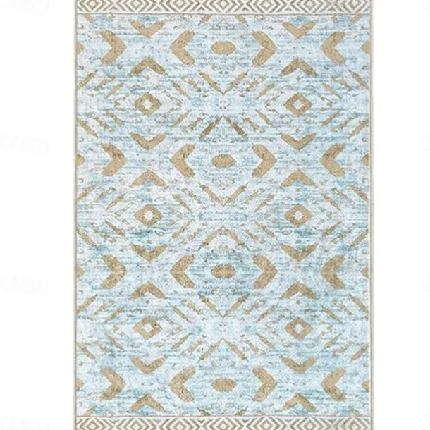 Geometric Abstract Runner Rug Kitchen Mat Non-Slip Oil Proof Rug Indoor Outdoor Mat Bedside Bedroom Decor Bathroom Mat Entrance Rug Door Mat