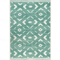 Geometric Abstract Runner Rug Kitchen Mat Non-Slip Oil Proof Rug Indoor Outdoor Mat Bedside Bedroom Decor Bathroom Mat Entrance Rug Door Mat