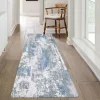 Geometric Abstract Runner Rug Kitchen Mat Non-Slip Oil Proof Rug Indoor Outdoor Mat Bedside Bedroom Decor Bathroom Mat Entrance Rug Door Mat