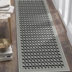 Geometric Abstract Runner Rug Kitchen Mat Non-Slip Oil Proof Rug Indoor Outdoor Mat Bedside Bedroom Decor Bathroom Mat Entrance Rug Door Mat