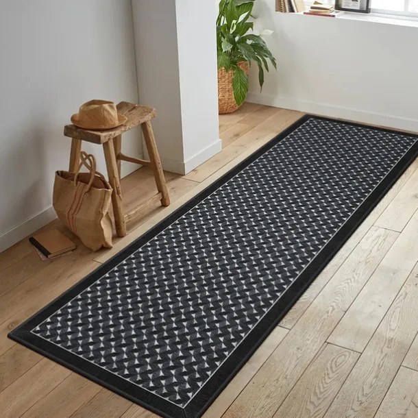 Geometric Abstract Runner Rug Kitchen Mat Non-Slip Oil Proof Rug Indoor Outdoor Mat Bedside Bedroom Decor Bathroom Mat Entrance Rug Door Mat