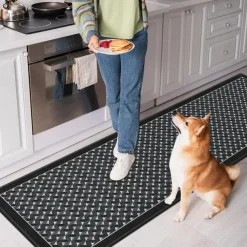 Geometric Abstract Runner Rug Kitchen Mat Non-Slip Oil Proof Rug Indoor Outdoor Mat Bedside Bedroom Decor Bathroom Mat Entrance Rug Door Mat