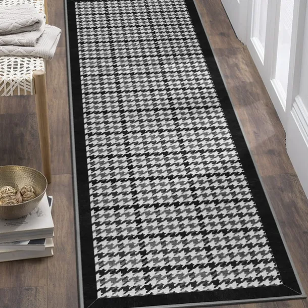 Geometric Abstract Runner Rug Kitchen Mat Non-Slip Oil Proof Rug Indoor Outdoor Mat Bedside Bedroom Decor Bathroom Mat Entrance Rug Door Mat