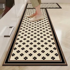 Geometric Area Rug Kitchen Mat Non-Slip Oil Proof Floor Mat Livingroom Rug Indoor Outdoor Mat Bedroom Decor Bathroom Mat Entrance Rug Door Mat