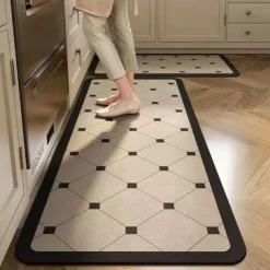 Geometric Area Rug Kitchen Mat Non-Slip Oil Proof Floor Mat Livingroom Rug Indoor Outdoor Mat Bedroom Decor Bathroom Mat Entrance Rug Door Mat