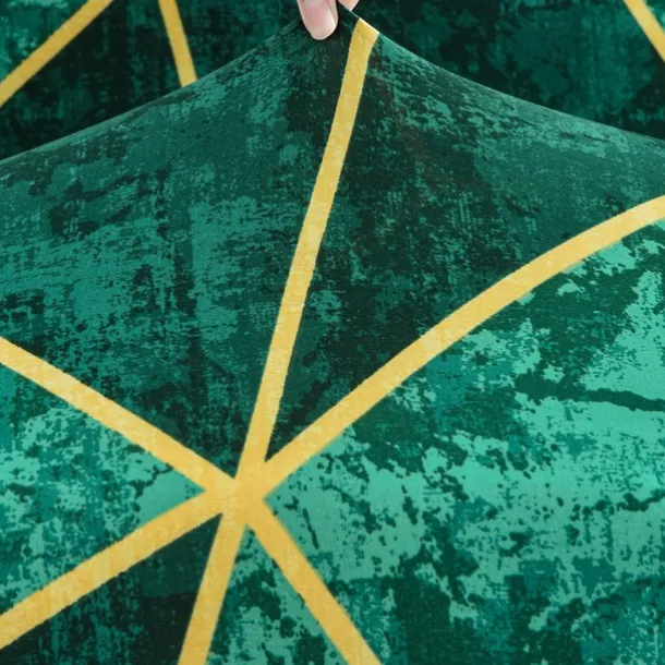 Geometric Color Blocks Sofa Cover Elastic Sofa Slipcover L Shaped Couch Cover Furniture Protector for Bedroom Office Living Room Home Decor