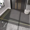 Geometric Doormat Floor Mats Washable Rugs Kitchen Mat Non-Slip Oil Proof Rug Indoor Outdoor Mat Bedroom Decor Bathroom Mat Entrance Rug