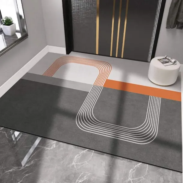 Geometric Doormat Floor Mats Washable Rugs Kitchen Mat Non-Slip Oil Proof Rug Indoor Outdoor Mat Bedroom Decor Bathroom Mat Entrance Rug