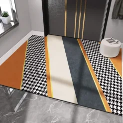 Geometric Doormat Floor Mats Washable Rugs Kitchen Mat Non-Slip Oil Proof Rug Indoor Outdoor Mat Bedroom Decor Bathroom Mat Entrance Rug