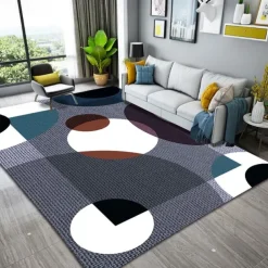 Geometric Floor Mat Door Mat Hallway Carpets Area Rugs Washable for Bedroom Living Room Kitchen Bathroom Anti-Slip Floor Mats