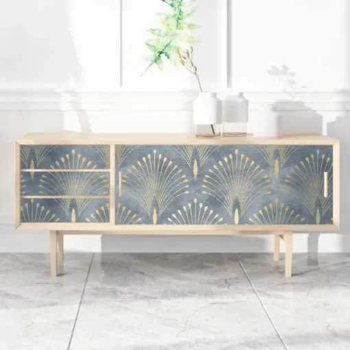 Geometric Wallpaper Home Decoration Comtemporary Vintage Wall Covering, PVC / Vinyl Material Self adhesive Wallpaper, Room Wallcovering
