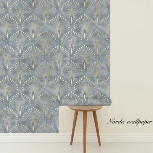 Geometric Wallpaper Home Decoration Comtemporary Vintage Wall Covering, PVC / Vinyl Material Self adhesive Wallpaper, Room Wallcovering