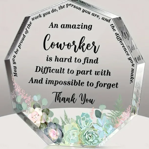 Gifts for Women (4*4Inch), Birthday Gifts Inspiration Religious Gifts Spiritual Gifts Catholic Gifts For Women Her Mom Friends Female Coworker Sister (Acrylic)