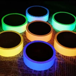 Glow In The Dark Self-adhesive Tape Light Safe Luminous Tape Sticker 1m X 3cm Waterproof Removable Durable Wearable Stable Safety