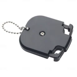 Golf Stroke Counter - Keychain Clicker Scorekeeper Game Shot Tracker - Keep Score of Golf and Mini Golf Games - Black