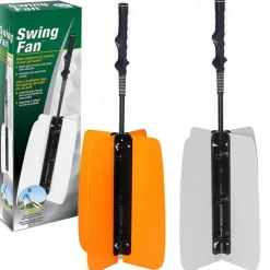 Golf Swing Fan Training Aid - Wind Resistance Practice Tool for Golf Instruction, Arm Strength Trainer for Personal Improvement