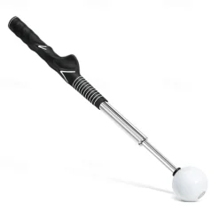 Golf Swing Training Aid - Retractable Sound-Sensing Swing Stick for Correcting Your Golf Swing, Perfect for Indoor and Outdoor Practice, Ideal for Beginners and Professionals Alike