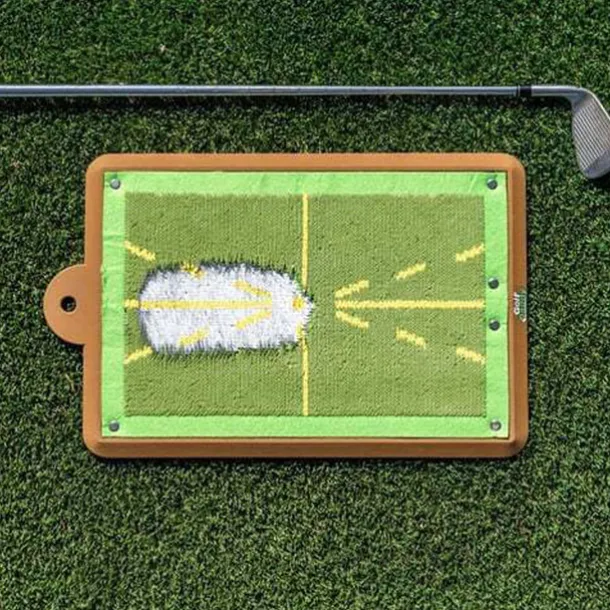 Golf Training Mat For Swing Detection Batting,Golf Swing Practice Mat Hit Ball Track Direction Track Mat Hit Mat Golf Training Mat
