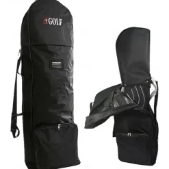 Golf Travel Bag with Wheels Heavy-Duty Golf Club Travel Cover Adjustable Strap Universal Size for Airlines Golf Aviation Bag