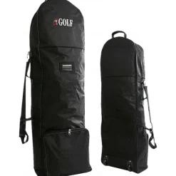 Golf Travel Bag with Wheels Heavy-Duty Golf Club Travel Cover Adjustable Strap Universal Size for Airlines Golf Aviation Bag