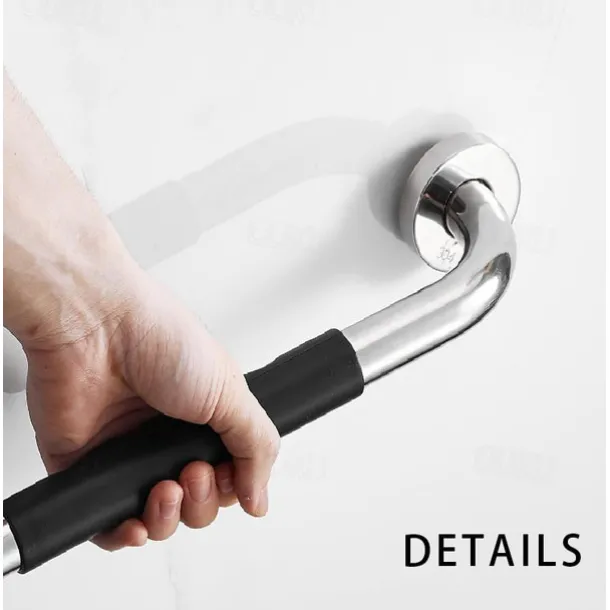 Grab Bars For Shower,304 Stainless Steel Handrail Bathroom Bathtub Elderly Disabled Toilet Toilet Safety Non-Slip Toilet Railing