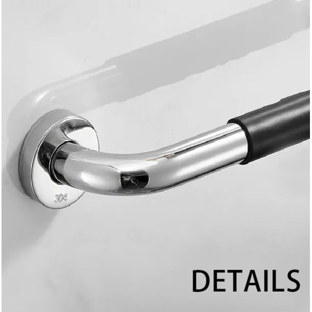 Grab Bars For Shower,304 Stainless Steel Handrail Bathroom Bathtub Elderly Disabled Toilet Toilet Safety Non-Slip Toilet Railing