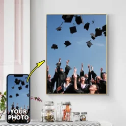Graduation Custom Wall Art Canvas Classmate Prints and Poster - Personalized Portrait Poster Personalized Valentine Gift Custom Made