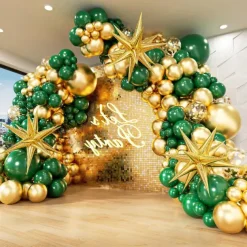 Graduation Party Balloon Decoration Set, Exploding Star Thickened Balloon Garland Kit, Birthday Party, Graduation Event, Grand Opening & Wedding Decor