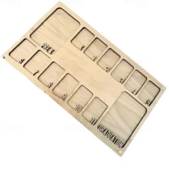 Graduation School Picture Frame, Pre-K to 12, Wooden Photo Frame for School Years (K-12), 14 Photo Slots, Ideal Graduation Gifts & Party Decor for Children and Classmates