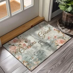 Graffiti Doormat Kitchen Mat Floor Mat Non-Slip Area Rug Oil Proof Rug Indoor Outdoor Mat Bedroom Decor Bathroom Mat Entrance Rug Eiffel Tower