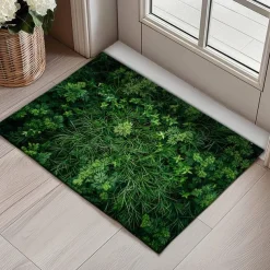 Green Grass Doormat Kitchen Mat Floor Mat Non-Slip Area Rug Oil Proof Rug Indoor Outdoor Mat Bedroom Decor Bathroom Mat Entrance Rug