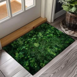 Green Grass Doormat Kitchen Mat Floor Mat Non-Slip Area Rug Oil Proof Rug Indoor Outdoor Mat Bedroom Decor Bathroom Mat Entrance Rug