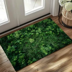 Green Grass Doormat Kitchen Mat Floor Mat Non-Slip Area Rug Oil Proof Rug Indoor Outdoor Mat Bedroom Decor Bathroom Mat Entrance Rug