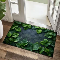 Green Grass Doormat Kitchen Mat Floor Mat Non-Slip Area Rug Oil Proof Rug Indoor Outdoor Mat Bedroom Decor Bathroom Mat Entrance Rug