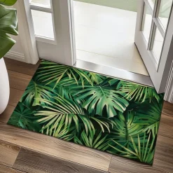 Green Grass Doormat Kitchen Mat Floor Mat Non-Slip Area Rug Oil Proof Rug Indoor Outdoor Mat Bedroom Decor Bathroom Mat Entrance Rug