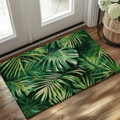 Green Grass Doormat Kitchen Mat Floor Mat Non-Slip Area Rug Oil Proof Rug Indoor Outdoor Mat Bedroom Decor Bathroom Mat Entrance Rug