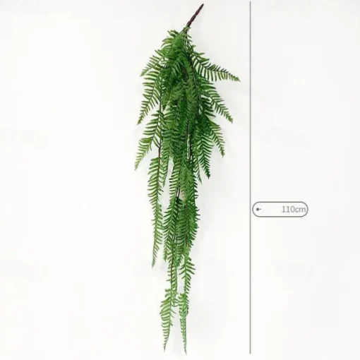 Green Plant Persian Leaf Wall Hanging Wedding Bar Restaurant Wall Decoration Materials Simulation Hanging Plants,Fake Flowers For Wedding Arch Garden Wall Home Party Decoration
