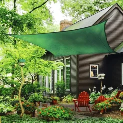 Green Sun Shade Cloth, Dense Shading Heat Insulation Net, Shading Cloth, Sun And Snow Protecting For Balcony, Courtyard, RV Camping